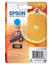 Epson Original 33 Orange Druckerpatrone - cyan (C13T33424012)