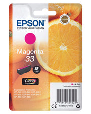 Epson Original 33 Orange Druckerpatrone - magenta (C13T33434012)