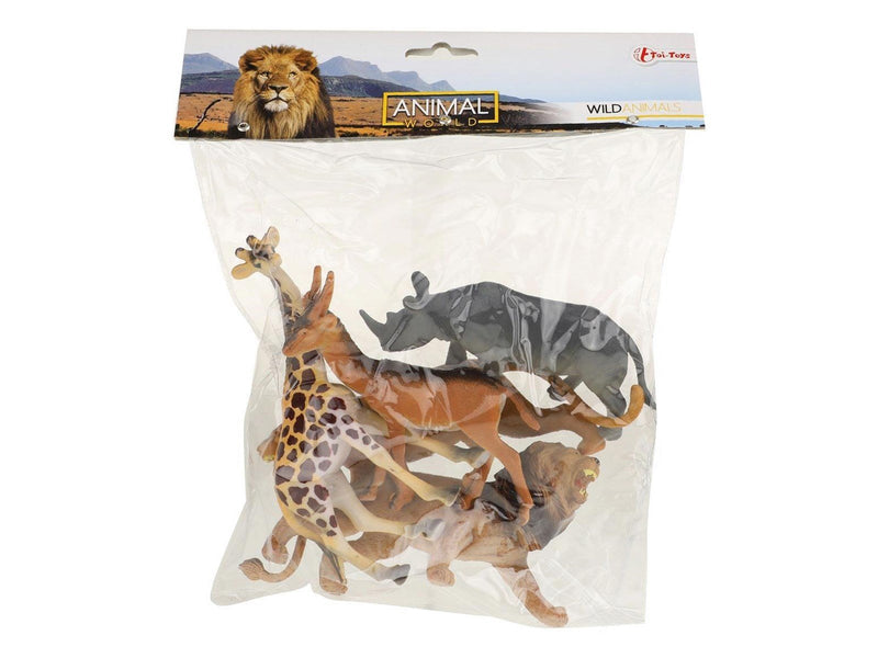 Toi-Toys Animal World Wild Animals Deluxe 5pcs.
