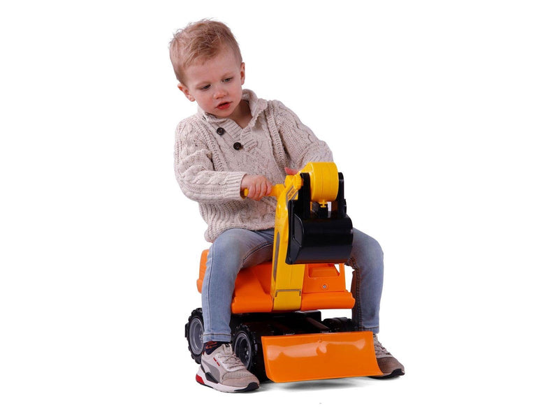 Cavallino Toys Cavallino Mega Excavator Walking Car Orange 79cm