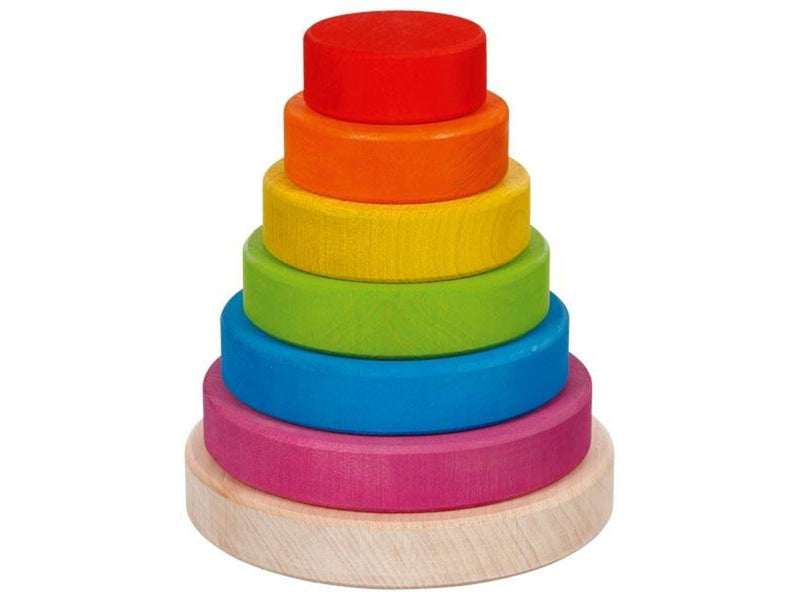 Goki Wooden Stacking Tower 7 pieces.