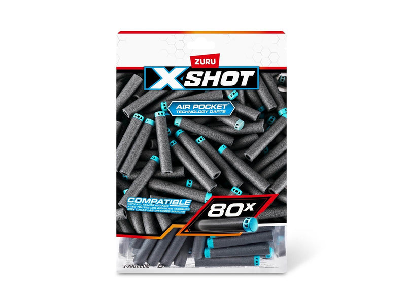 X-shot Excel Darts Refill Pack (80 Darts) ZURU