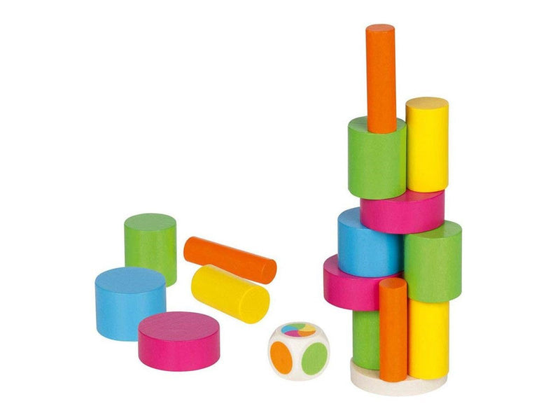 Goki Wooden Balance Game Tower 27 pcs.