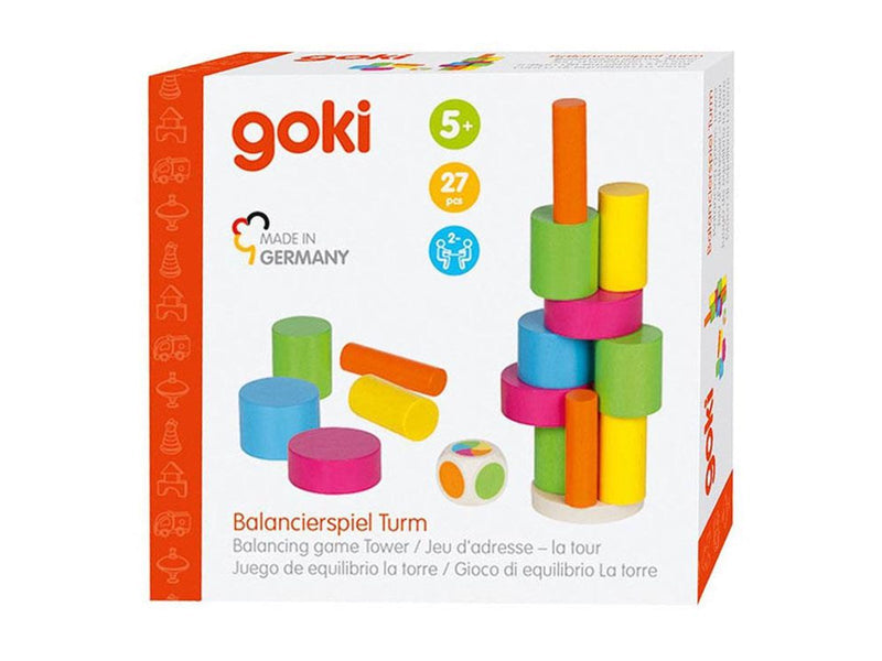 Goki Wooden Balance Game Tower 27 pcs.