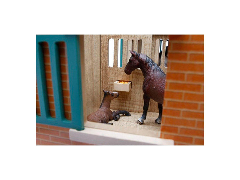 Kids Globe Horse stable with 7 boxes 1:24