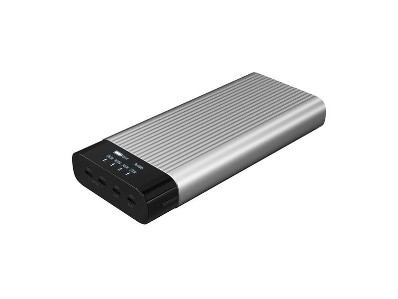 Hyper Juice HJ245B power bank - 4 x USB-C - 245 Watt Powerbank (Akku) - schwarz - 27000 mAh