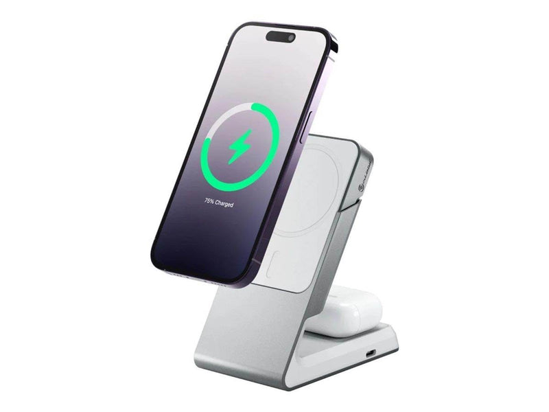 ALOGIC Matrix wireless charging stand - 2-in-1 - magnetic - 15 Watt
