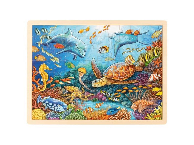 Goki Wooden Jigsaw Puzzle Great Barrier Reef 96pcs. Holz