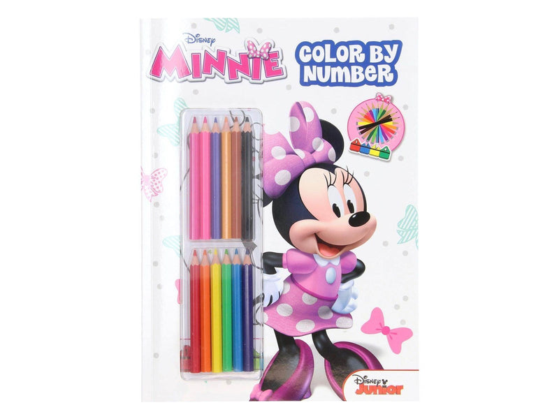 Boek Specials Nederland BV Color by Number - Minnie Mouse
