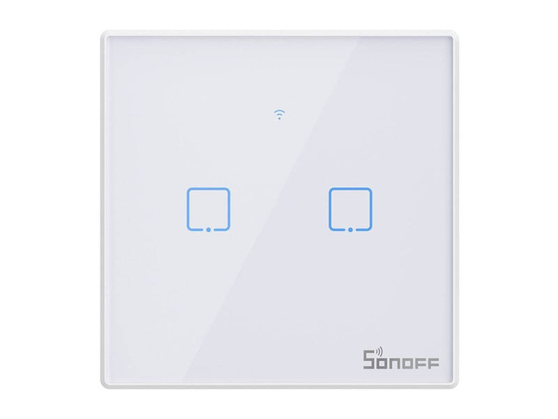 Sonoff Touch light switch WiFi + RF 433  T2 EU TX (2-channel) new version.