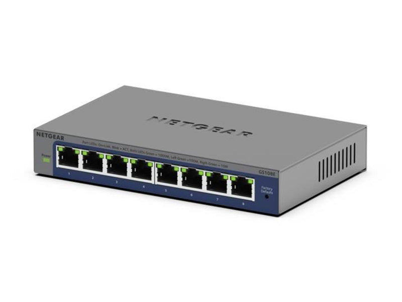 Netgear GS108Ev4 8-Port Gigabit Plus Switch