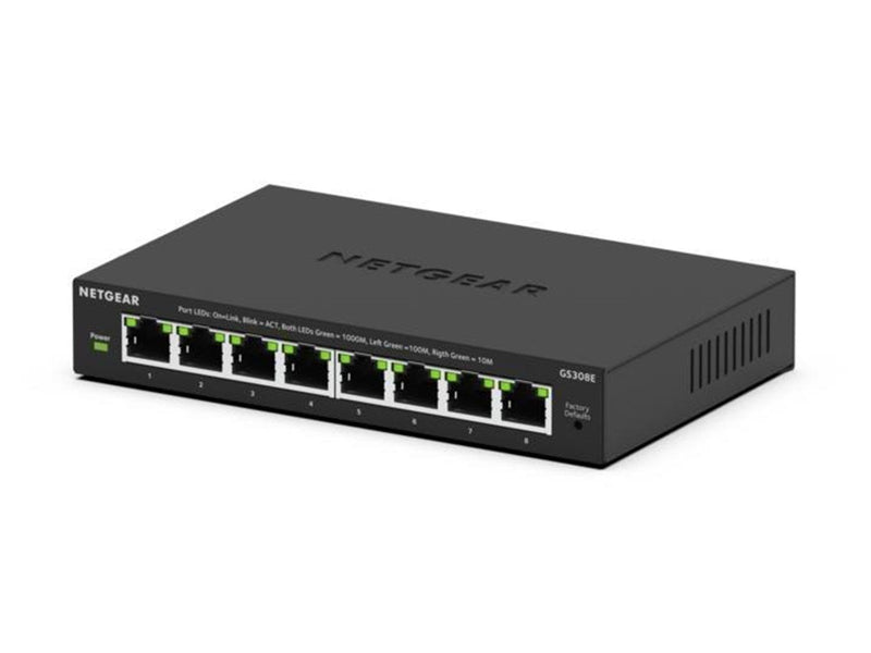 Netgear GS308E 8-Port Gigabit Ethernet Plus Switch