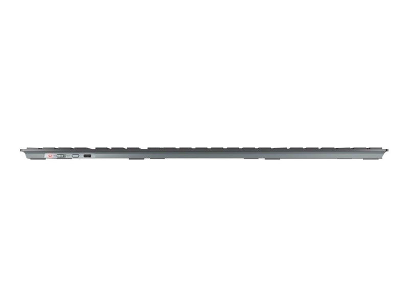 Cherry KW 9100 SLIM - Tastaturen - Französisch - Silber