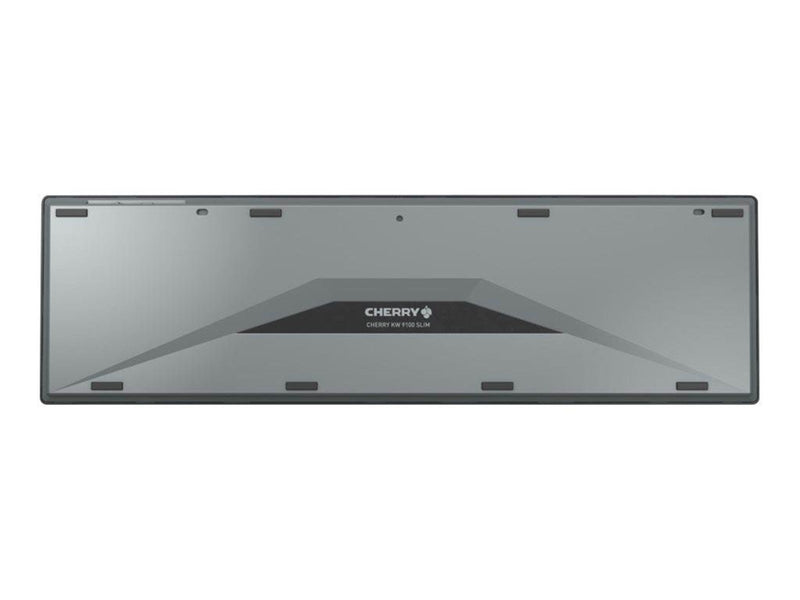 Cherry KW 9100 SLIM - Tastaturen - Französisch - Silber