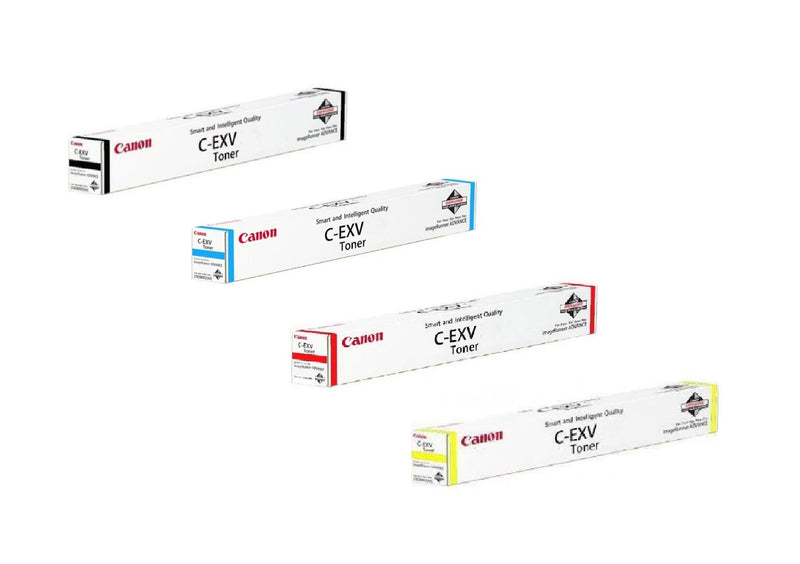 Canon Original Toner C-EXV52 4er-Set schwarz, cyan, magenta, gelb (OP0998C002)