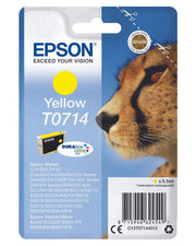 Epson Original T0714 Gepard Druckerpatrone - gelb (C13T07144012)