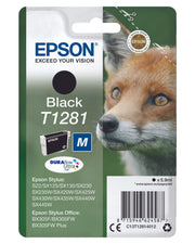 Epson Original T1281 Fuchs Druckerpatrone schwarz 5,9ml (C13T12814012)