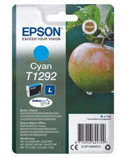 Epson Original T1292 Apfel Druckerpatrone cyan 474 Seiten 7ml (C13T12924012)