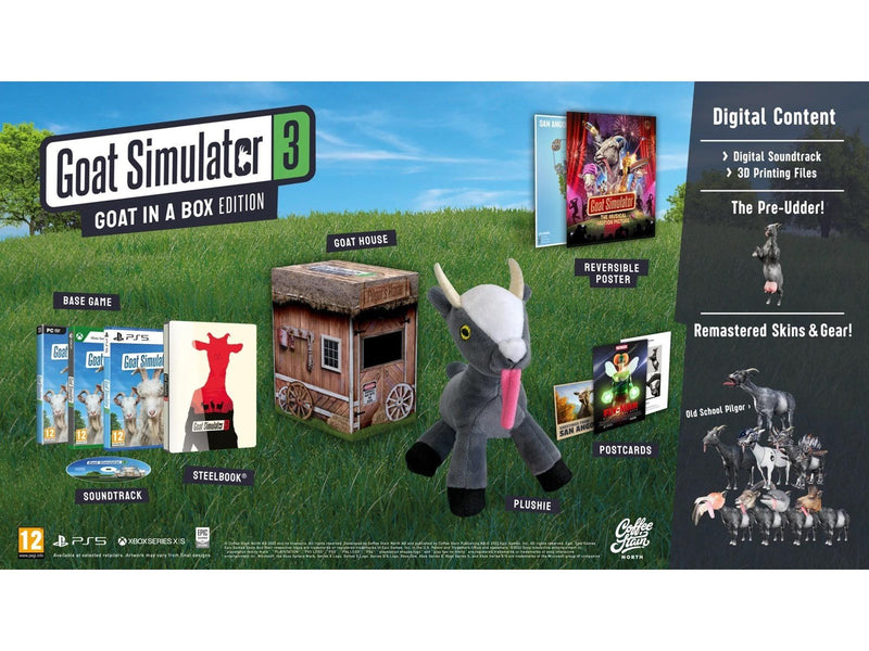Goat Simulator 3 (Goat in a Box Edition) - Microsoft Xbox Series X - Simulator - PEGI 12
