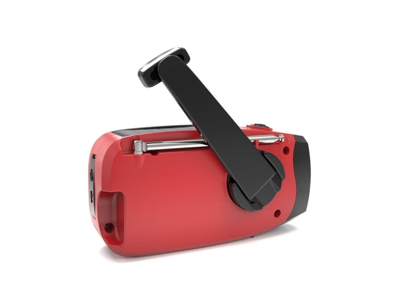 Pro Emergency radio - Hand Crank - Solar cells - 2000mAh Powerbank - SOS Light - AM/FM