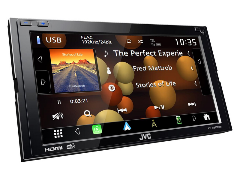 JVC KW-M875DBW car media receiver