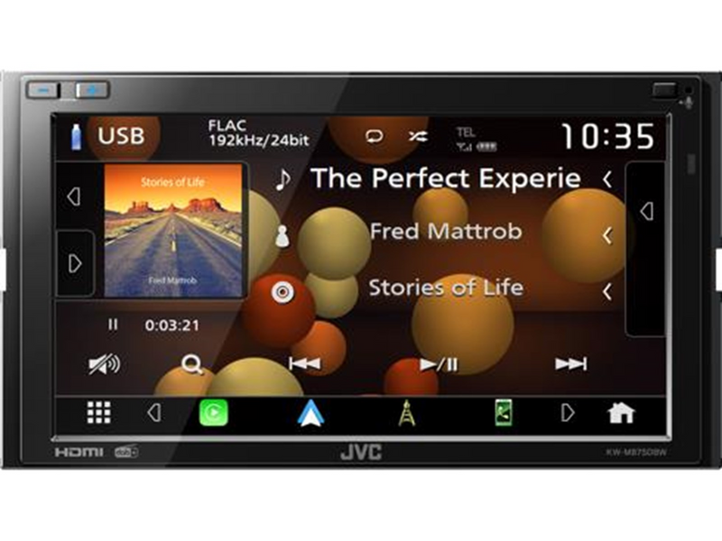 JVC KW-M875DBW car media receiver