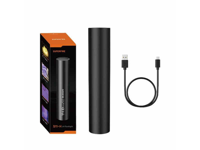 Superfire UV Flashlight Supfire S11-H 365NM USB