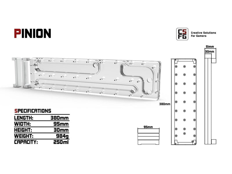 CSFG Pinion L Distro Plate