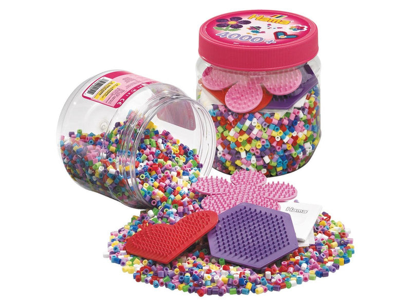 Hama Beads 4000 pcs with 3 pin plates
