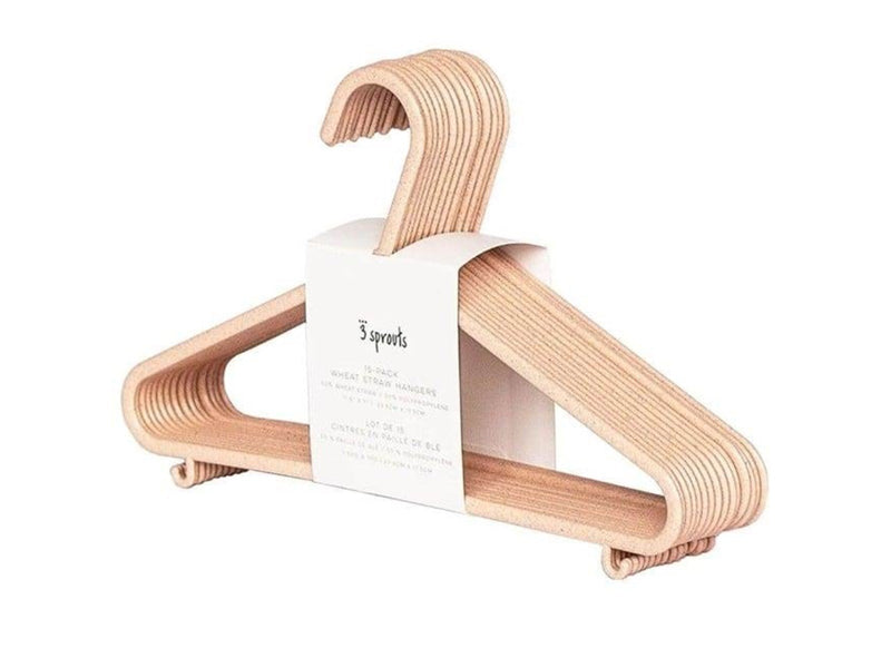 3 Sprouts - Hanger In Wheat Straw 15 pcs Rosa