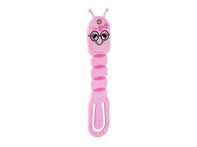 Mondikaarten Flexilight Reading Lamp Bookworm Pink