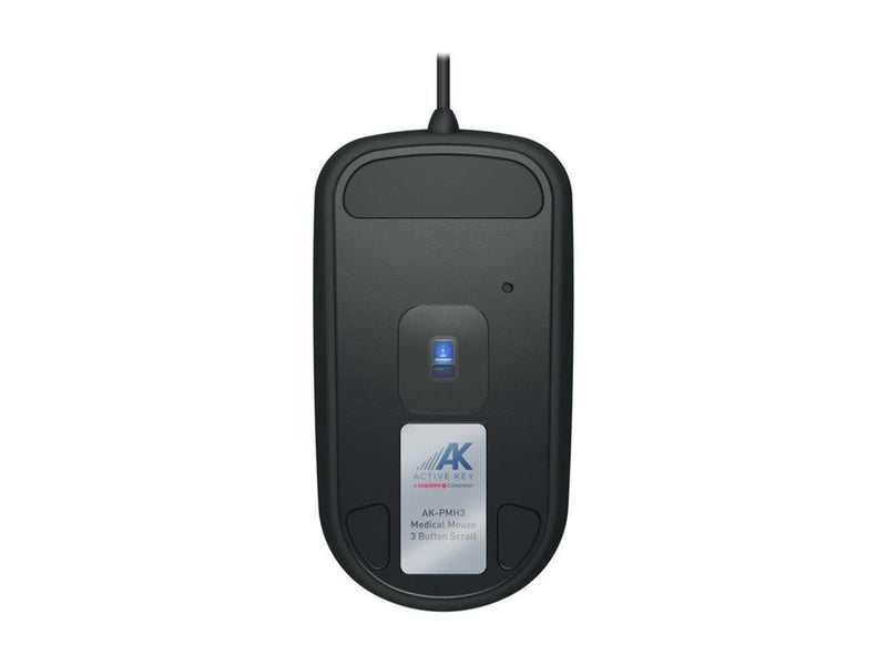 Cherry Active Key Medical AK-PMH3 - mouse - 3-button scroll - USB - black - Maus (Schwarz)