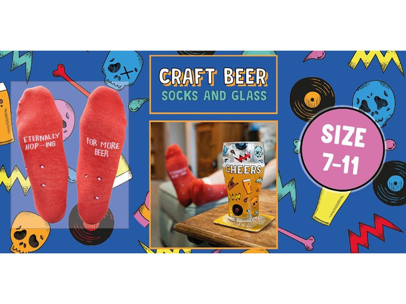 Fizz Creations - Craft Beer Socks & Glass Set - Socken