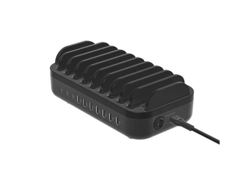 Deltaco USB charging station 7x USB-A 2.4 A 3x USB-C PD