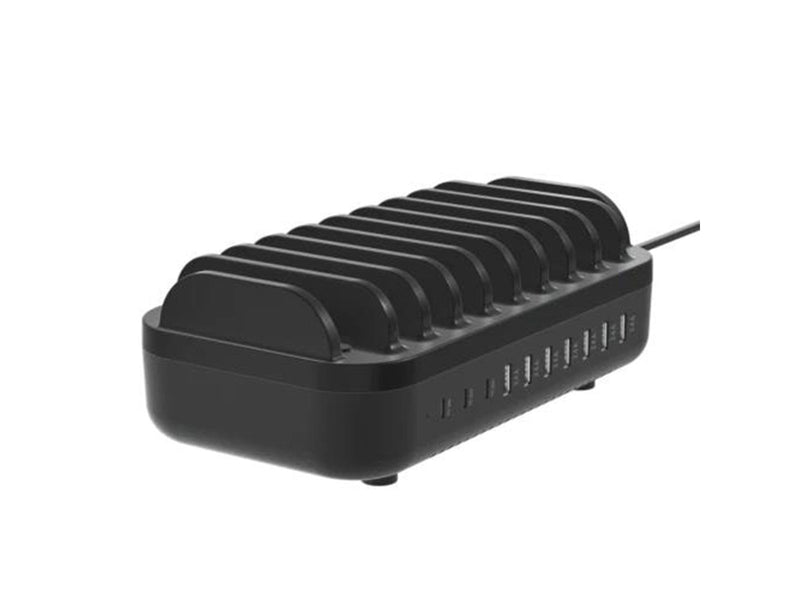 Deltaco USB charging station 7x USB-A 2.4 A 3x USB-C PD