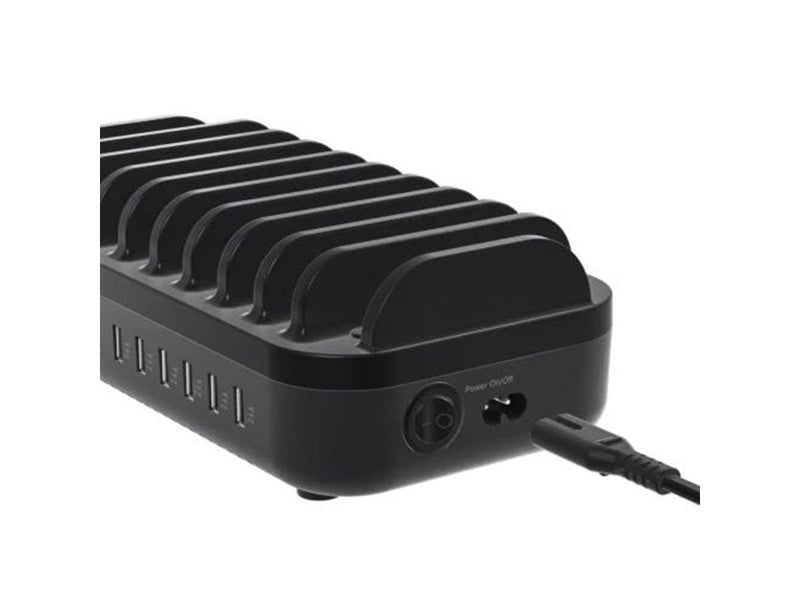 Deltaco USB charging station 7x USB-A 2.4 A 3x USB-C PD