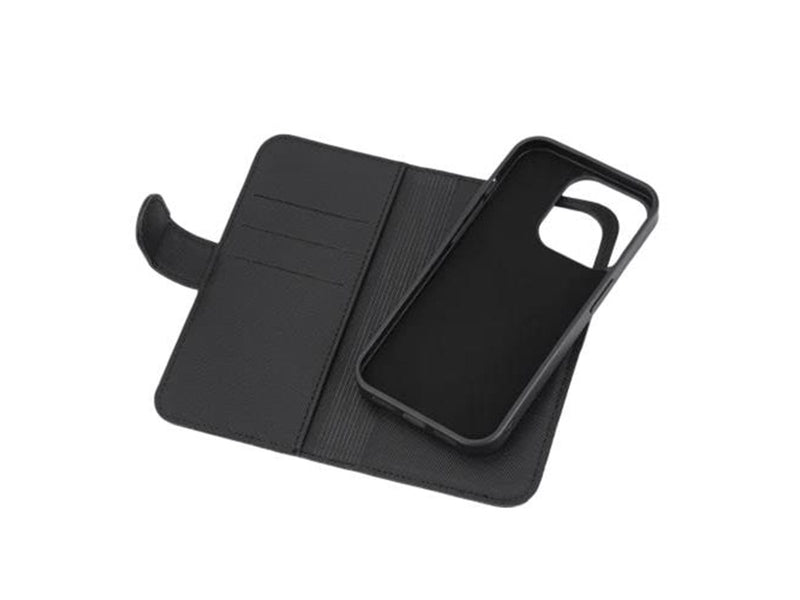 Deltaco Wallet Case 2-in-1 iPhone 15 Pro Magnetic Cover - Black