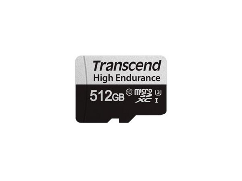 Transcend 350V High Endurance MicroSD/SD - 100MB/s - 512GB