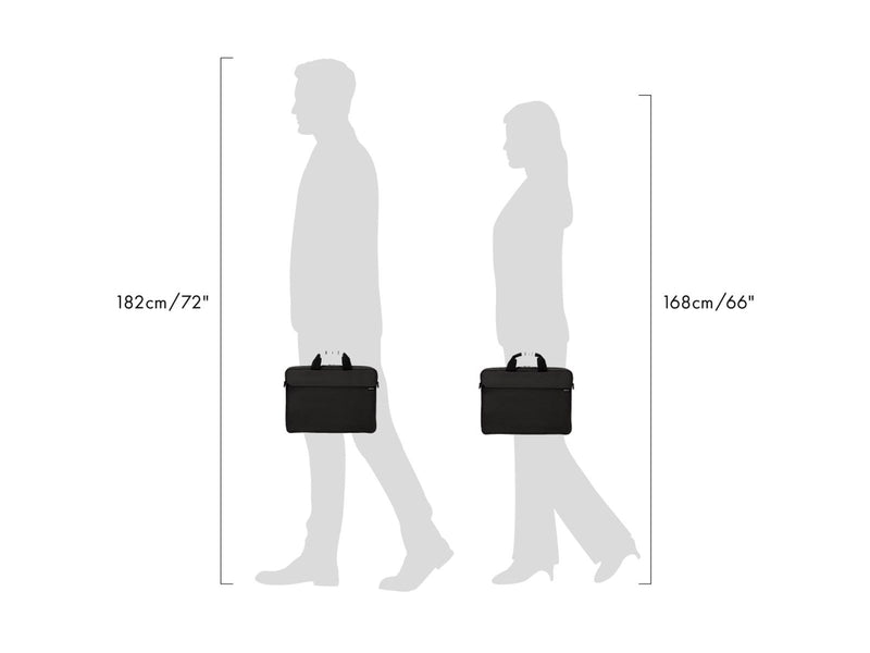 Dicota Slim Case One Laptop-Tasche für Laptop 12.5" | Schwarz