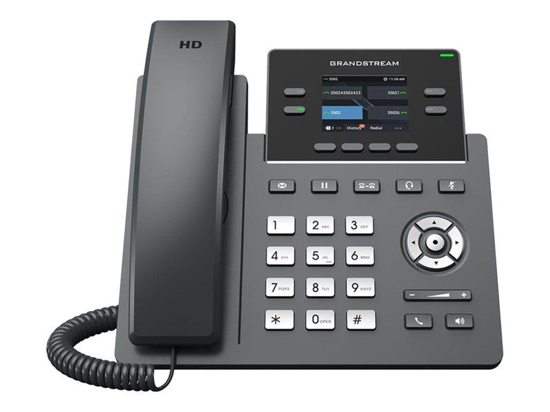 Grandstream GRP2612G - VoIP phone with caller ID/call waiting - 3-way call capability