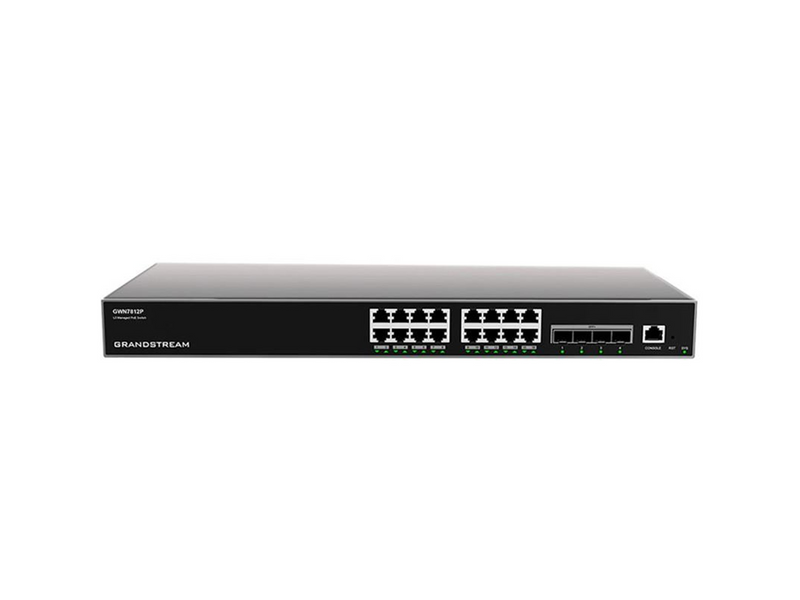 Grandstream GWN7812P 16 x 10/100/1000 (PoE+) + 4 x 10 Gigabit SFP+