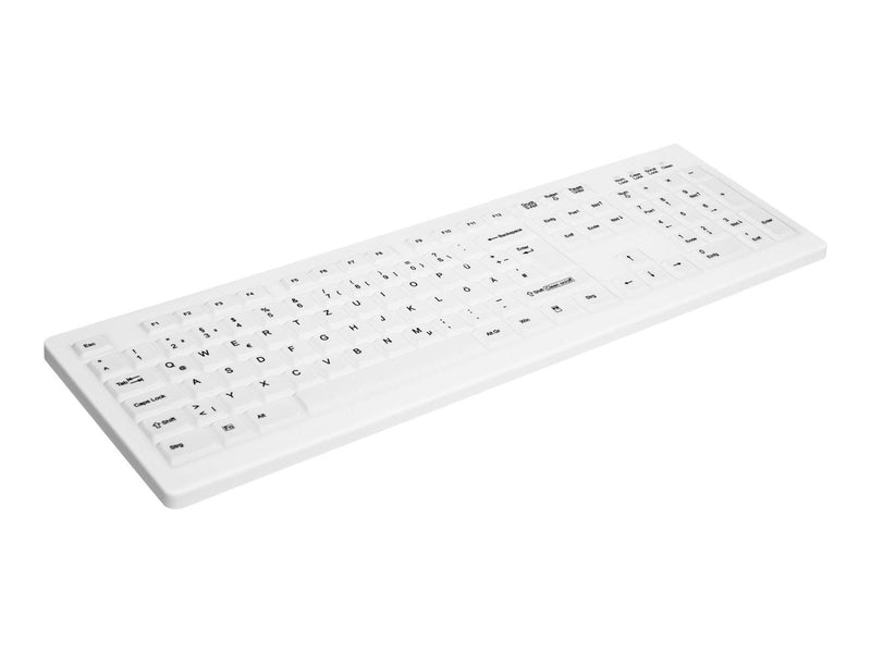 Cherry Active Key MedicalKey AK-C8100 - keyboard - Nordic - white - Tastaturen - Nordisch - Weiss