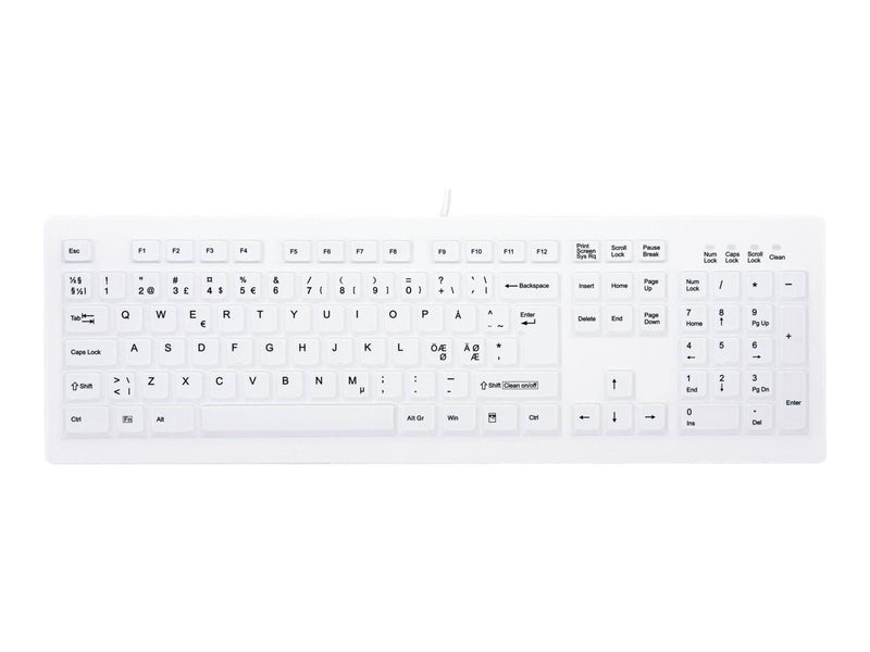 Cherry Active Key MedicalKey AK-C8100 - keyboard - Nordic - white Input Device - Tastaturen - Nordisch - Weiss