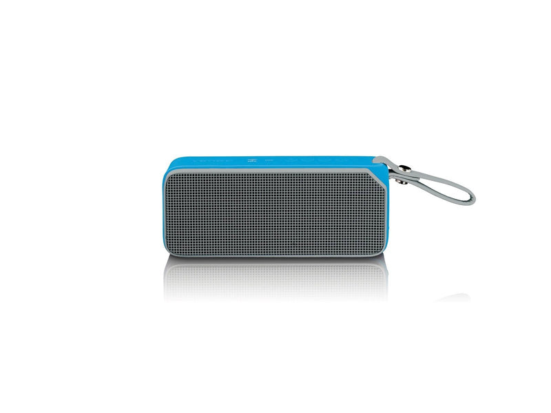 Lenco BT-191BU - Bluetooth stereo speaker splashproof with party lights - Blue