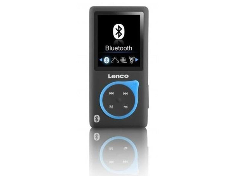 Lenco XEMIO-768 - MP3/MP4 player with Bluetooth® incl. 8GB micro SD card - Blue - MP3 Spieler 8 GB