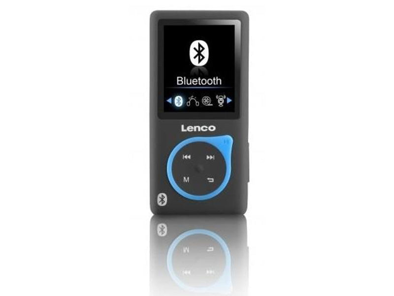 Lenco XEMIO-768 - MP3/MP4 player with Bluetooth® incl. 8GB micro SD card - Blue - MP3 Spieler 8 GB