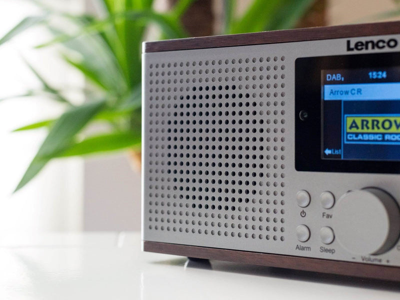 Lenco DIR-170WA Smart Internet radio with DAB+ FM and Bluetooth® - Wood - DAB+/FM - Stereo - Braun