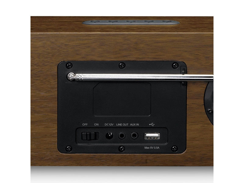 Lenco DIR-170WA Smart Internet radio with DAB+ FM and Bluetooth® - Wood - DAB+/FM - Stereo - Braun