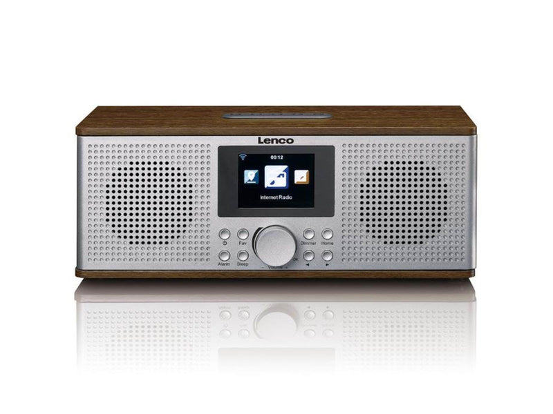 Lenco DIR-170WA Smart Internet radio with DAB+ FM and Bluetooth® - Wood - DAB+/FM - Stereo - Braun