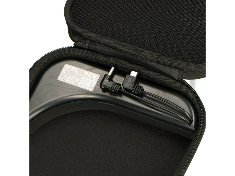 Lenco PBC-50GY - Case with built-in power bank - Grey Powerbank (Akku) - Grau - 5000 mAh